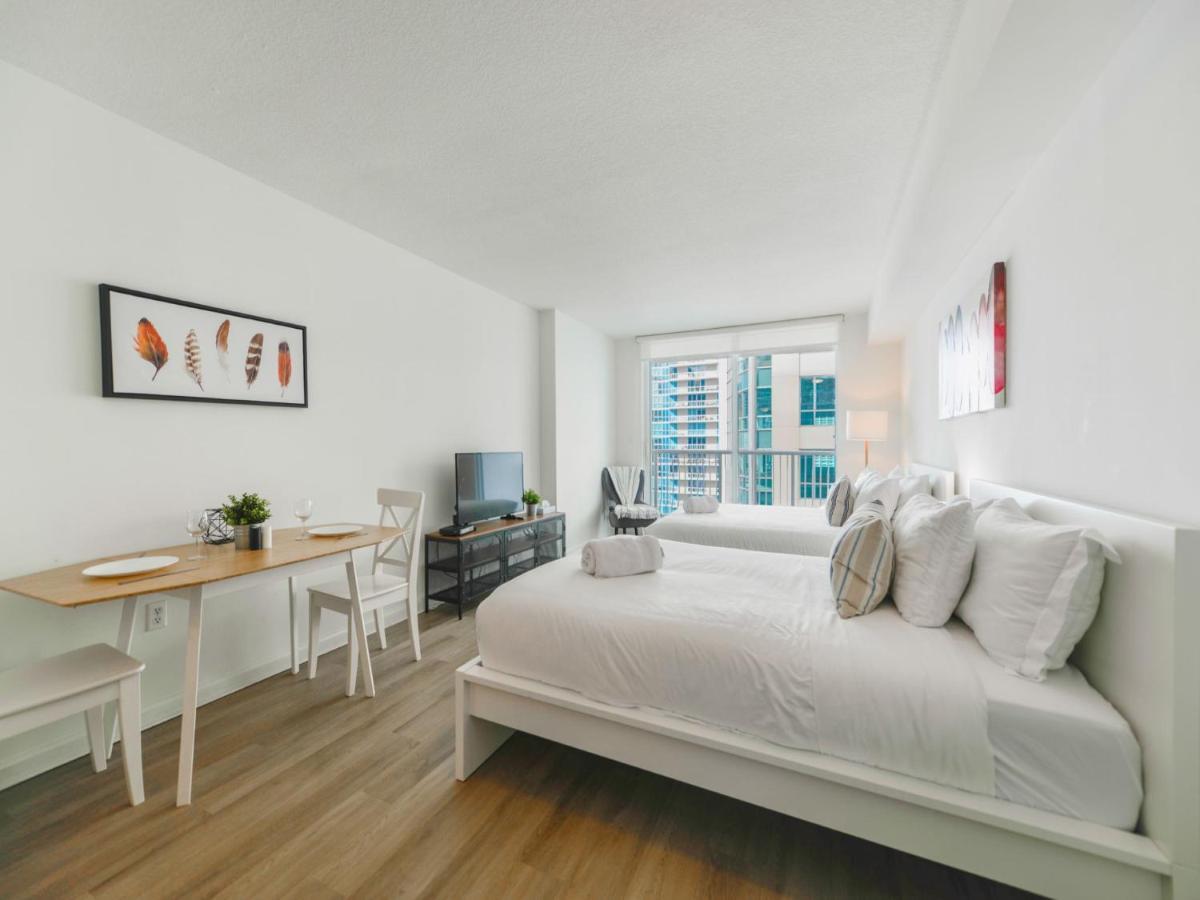 Cozy And Bohemian Studio In Brickell Miami Eksteriør billede